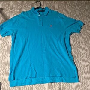 Polo by‎ Ralph Lauren Blue Cotton Polo Shirt